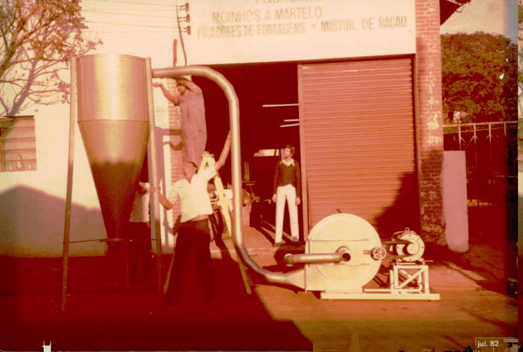 foto antiga fabrica moinho vieira 1982 Historia